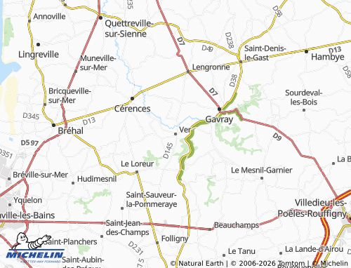 Mapa MICHELIN Ver - ViaMichelin