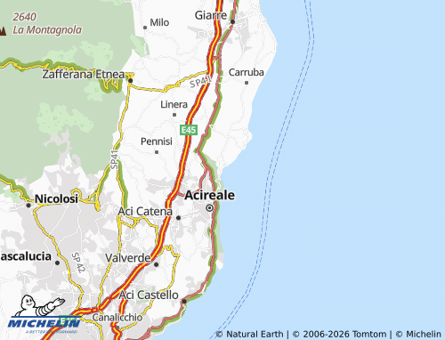 MICHELIN Santa Tecla map - ViaMichelin