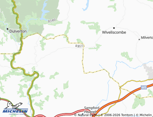 Mappa MICHELIN Clayhanger - ViaMichelin