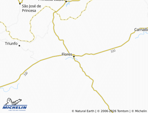 Mapa MICHELIN Flores - ViaMichelin