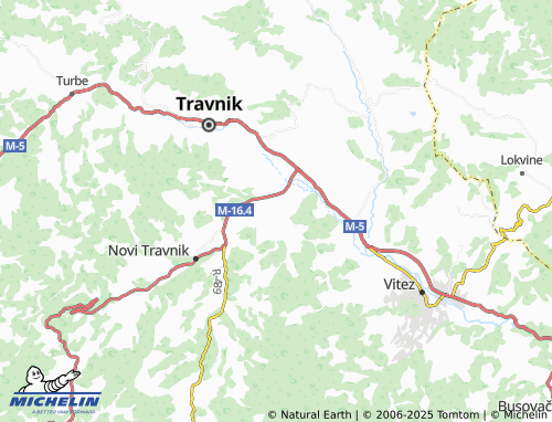 MICHELIN Bučići map - ViaMichelin