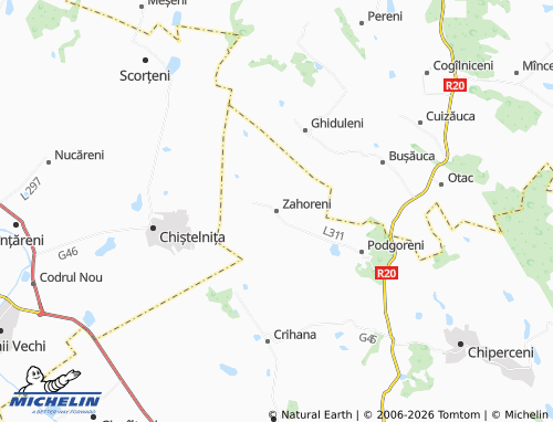 Mappa MICHELIN Zahoreni - ViaMichelin