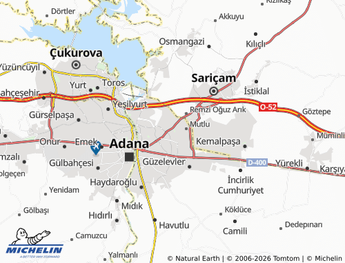 MICHELIN Kiremithane map - ViaMichelin
