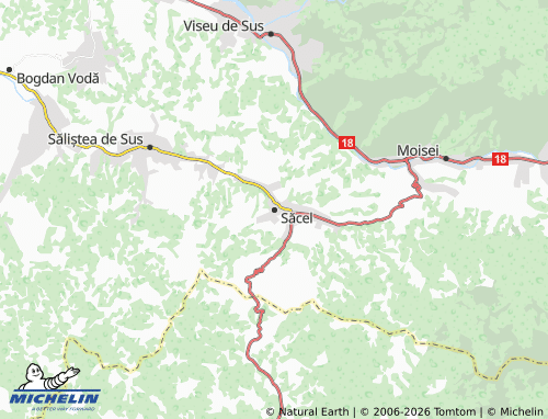 Mapa MICHELIN Săcel - ViaMichelin