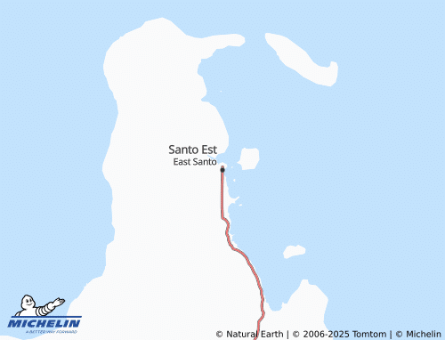 MICHELIN East Santo map - ViaMichelin