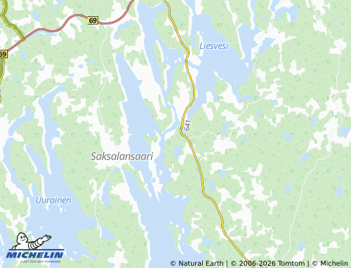 MICHELIN Korhola map - ViaMichelin