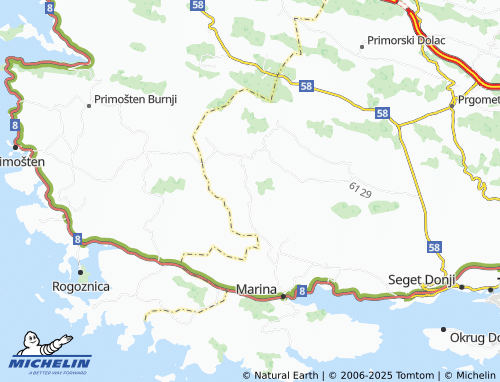 MICHELIN Rastovac map - ViaMichelin