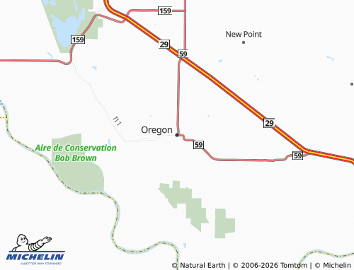 Carte MICHELIN Oregon - ViaMichelin