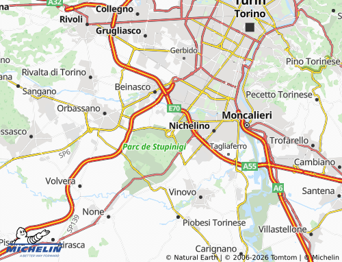 Mappa MICHELIN Stupinigi - ViaMichelin
