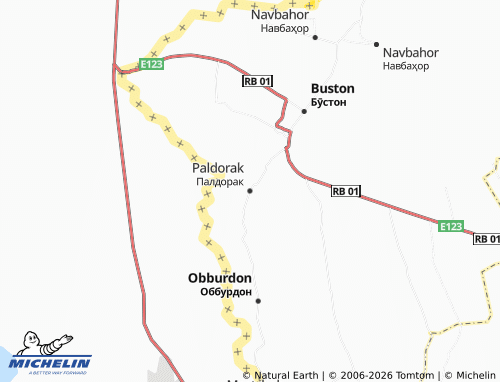 Mappa MICHELIN Paldorak - ViaMichelin