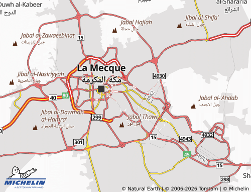 Carte MICHELIN al-'Azeeziyyah - ViaMichelin