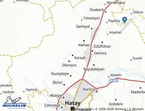 Mappa MICHELIN Karaali - ViaMichelin