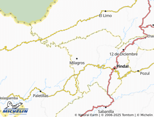 MICHELIN Milagros map - ViaMichelin