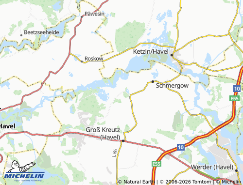 MICHELIN Deetz map - ViaMichelin