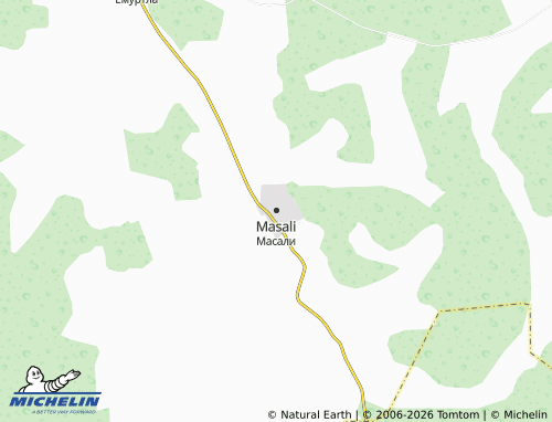 MICHELIN-Landkarte Masali - ViaMichelin