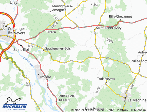 Kaart MICHELIN Thiernay - ViaMichelin