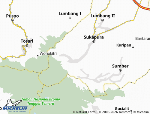 MICHELIN-Landkarte Wonokerto - ViaMichelin