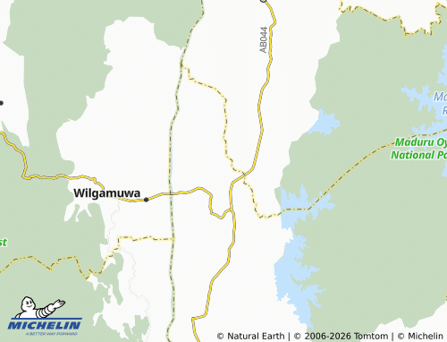 Mappa MICHELIN Theldeniyaya - ViaMichelin