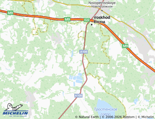 Carte MICHELIN Mamoshino - ViaMichelin