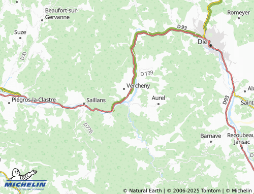 Kaart MICHELIN La Plaine - ViaMichelin