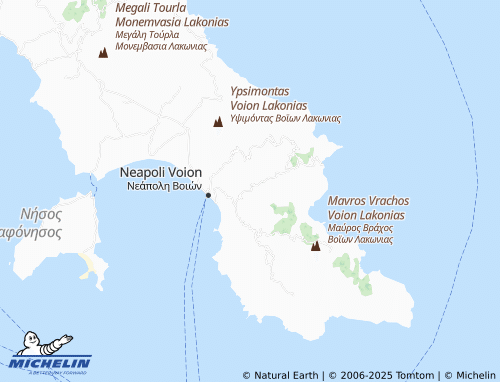 MICHELIN Paradeisi map - ViaMichelin