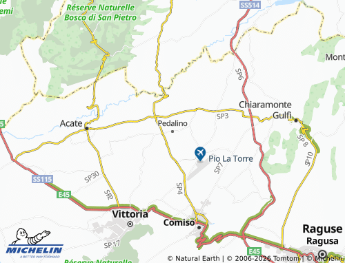 Carte MICHELIN Pedalino - ViaMichelin