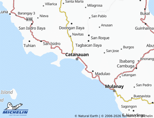 MICHELIN Catanauan map - ViaMichelin