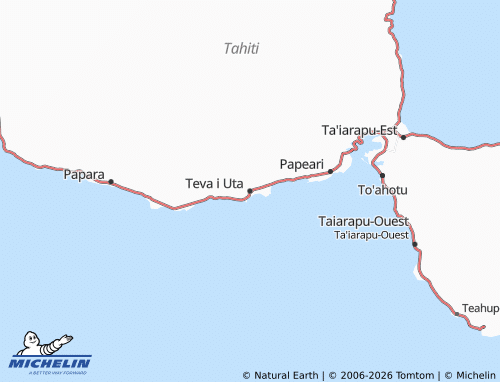 MICHELIN Teva i Uta map - ViaMichelin