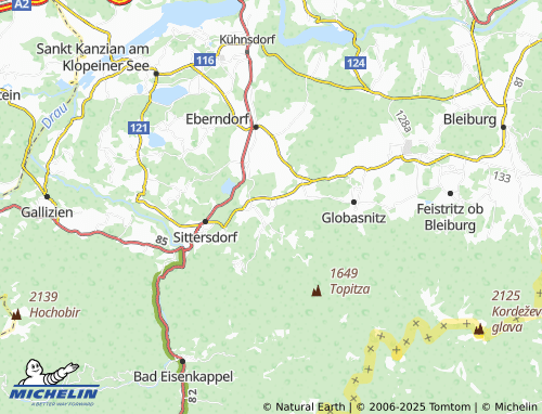 MICHELIN-Landkarte Kristendorf - ViaMichelin