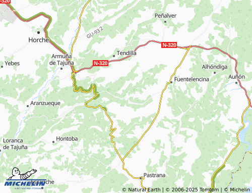 MICHELIN Moratilla de los Meleros map - ViaMichelin