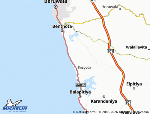 Carte MICHELIN Warakamulla - ViaMichelin