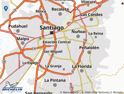 MICHELIN San Joaquín map - ViaMichelin