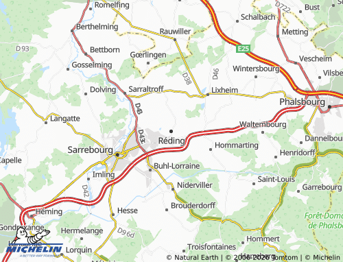 Mappa MICHELIN Réding - ViaMichelin
