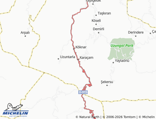 Mappa MICHELIN Karaçam - ViaMichelin