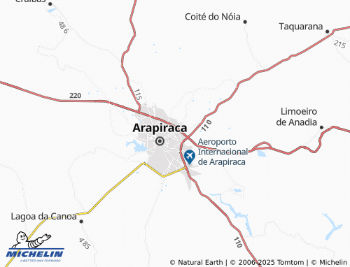 MICHELIN Novo Horizonte map - ViaMichelin