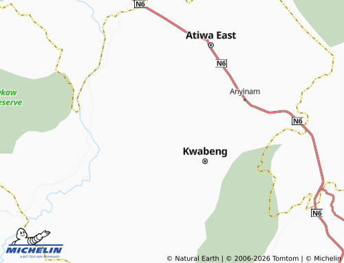 Mapa MICHELIN Akrofufu - ViaMichelin