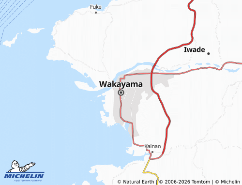 Mappa MICHELIN Wakayama - ViaMichelin