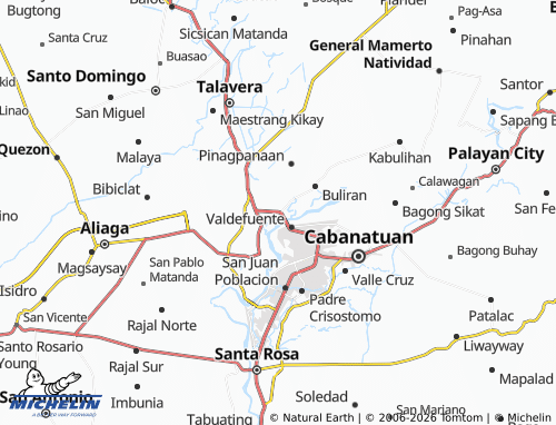 MICHELIN Mayapyap Sur map - ViaMichelin