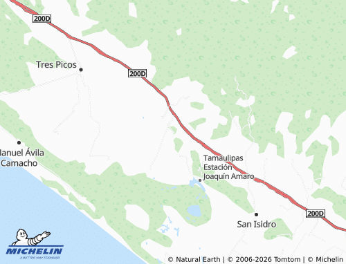 Mappa MICHELIN Ejido General Alberto Pineda - ViaMichelin