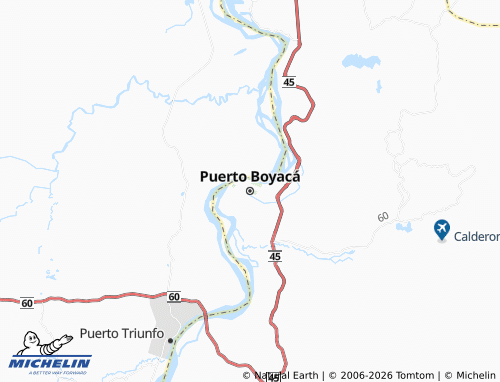 Mappa MICHELIN Puerto Boyacá - ViaMichelin