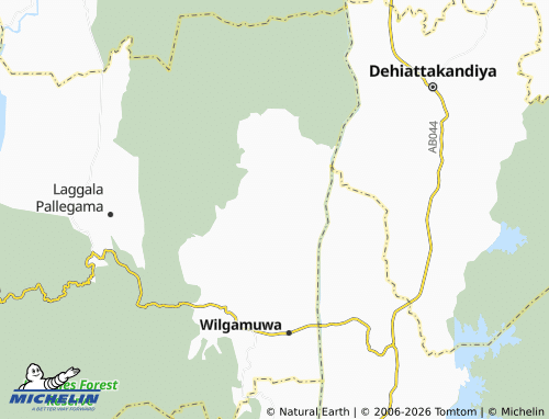 MICHELIN Lediyangala map - ViaMichelin