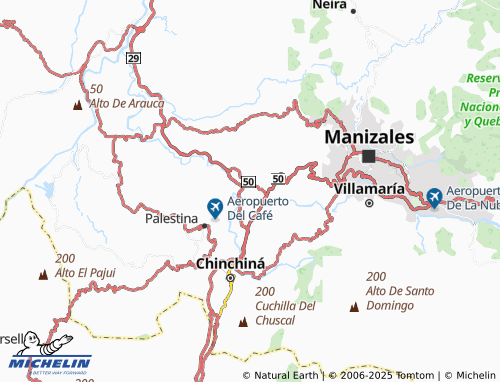 MICHELIN La Trinidad map - ViaMichelin