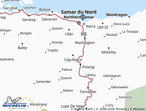 MICHELIN Cag-Abaca map - ViaMichelin