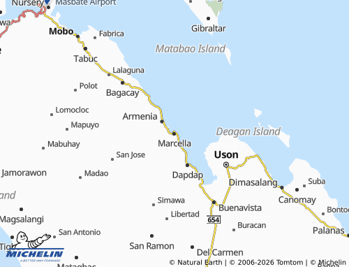 Mapa MICHELIN Marcella - ViaMichelin