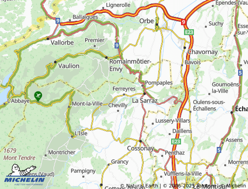 Mappa MICHELIN Ferreyres - ViaMichelin