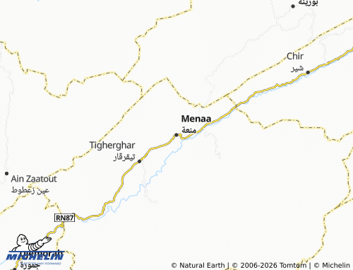 Mapa MICHELIN Man'ah - ViaMichelin