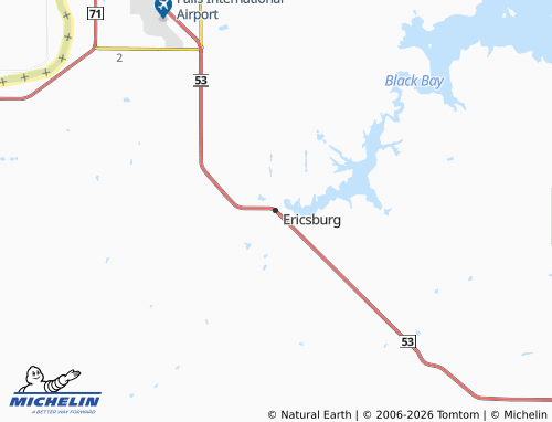Carte MICHELIN Ericsburg - ViaMichelin