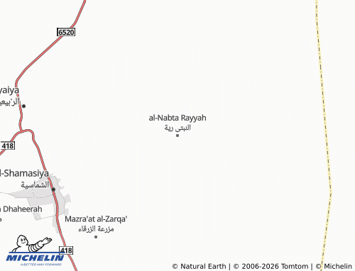 MICHELIN-Landkarte al-Nabta Rayyah - ViaMichelin