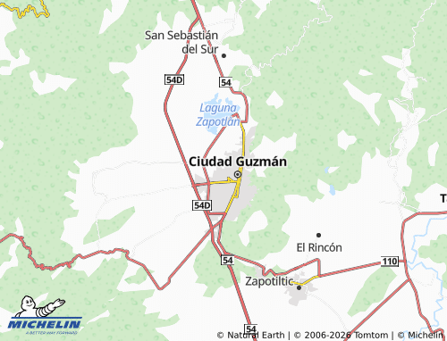 MICHELIN Jalisco map - ViaMichelin