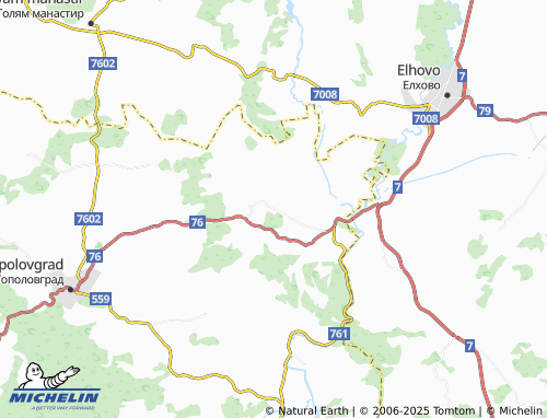 MICHELIN Sinapovo map - ViaMichelin